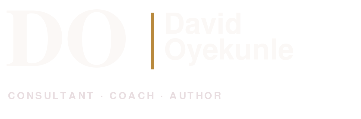 David Oyekunle, Consultant, Coach and Author